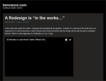 Tablet Screenshot of benvance.com
